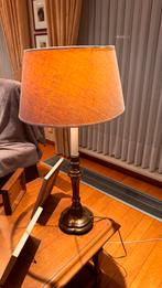 Vintage Tafellamp met Stoffen Kap, Ophalen, Zo goed als nieuw, Minder dan 50 cm
