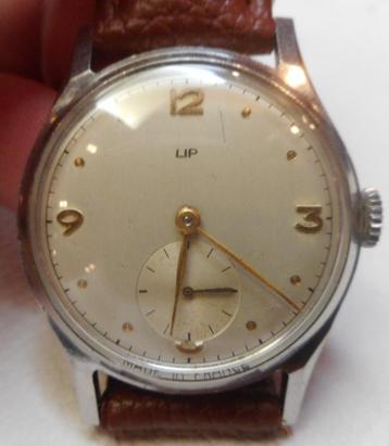 12) Lip mécanique rare année 40 vintage, calibre Lip R25N 17 beschikbaar voor biedingen