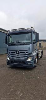 A vendre  Mercedes Actros mp4 2016 euros 6 sistem container, Autos, Camionnettes & Utilitaires, Argent ou Gris, Achat, Euro 6