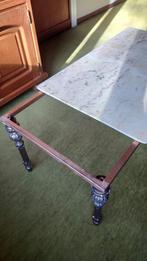 Antieke tafel met marmer blad, Antiek en Kunst, Ophalen