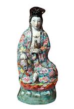 Chinese Guanyin – porselein – midden 20e eeuw, Antiek en Kunst, Antiek | Porselein, Ophalen of Verzenden