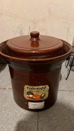 Zuurkoolpot 7,5liter met waterslot en verzwaringsstenen, Ophalen, Gebruikt, Overige materialen, Overige typen