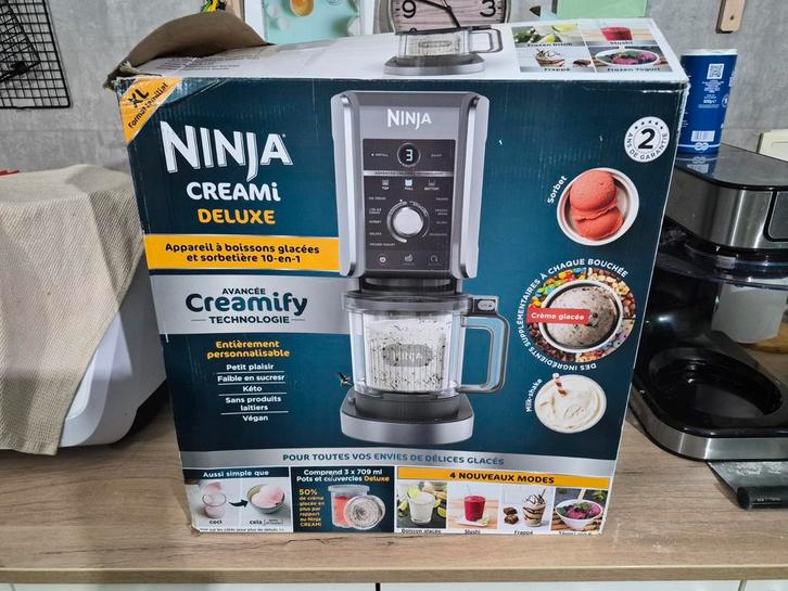 Ninja CREAMi Deluxe, Electroménager, Machines à glace, Enlèvement