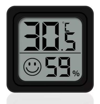 Thermomètre et hygromètre avec indicateur de confort - noir, Enfants & Bébés, Chambre d'enfant | Aménagement & Décoration, Neuf