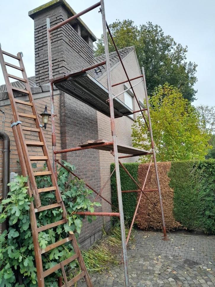 Bouwstelling in goede staat, Doe-het-zelf en Bouw, Steigers, Zo goed als nieuw, Ophalen