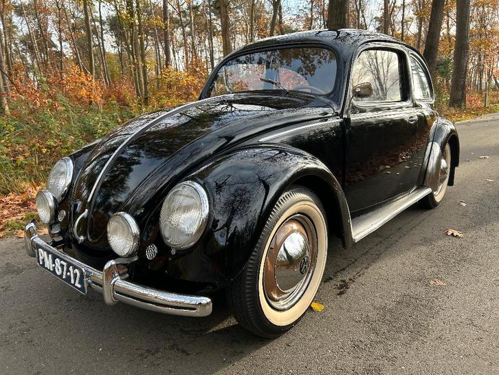 Volkswagen Kever 'Bril' uit 1950 *Brilkever*, Autos, Oldtimers & Ancêtres, Particulier, Volkswagen, Essence, Hatchback, 2 portes