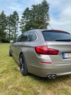 BMW 518d te koop! Prachtige staat! Beige met bruin leder, Auto's, Automaat, Achterwielaandrijving, Euro 6, Navigatiesysteem