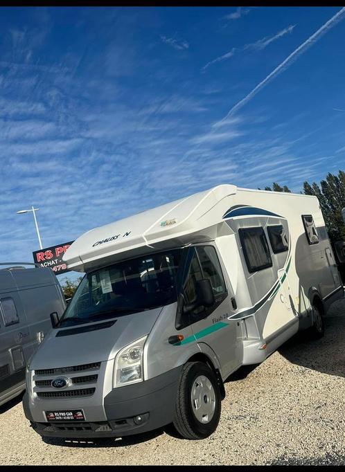 Camping car Ford Flash28 Lit centrale 2011 Garantie 12 mois, Caravanes & Camping, Camping-cars, Particulier, jusqu'à 4, Chausson