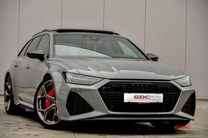 Audi RS6 Performance l Ceramic Brakes l Carbon Pakket, Auto's, Audi, Bedrijf, Te koop, RS6, 360° camera, 4x4, ABS, Achteruitrijcamera