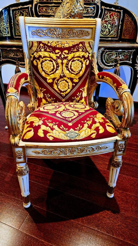Versace Home “Vanitas” fauteuil, rood, originele editie 1992, Antiek en Kunst, Antiek | Meubels | Stoelen en Sofa's, Ophalen