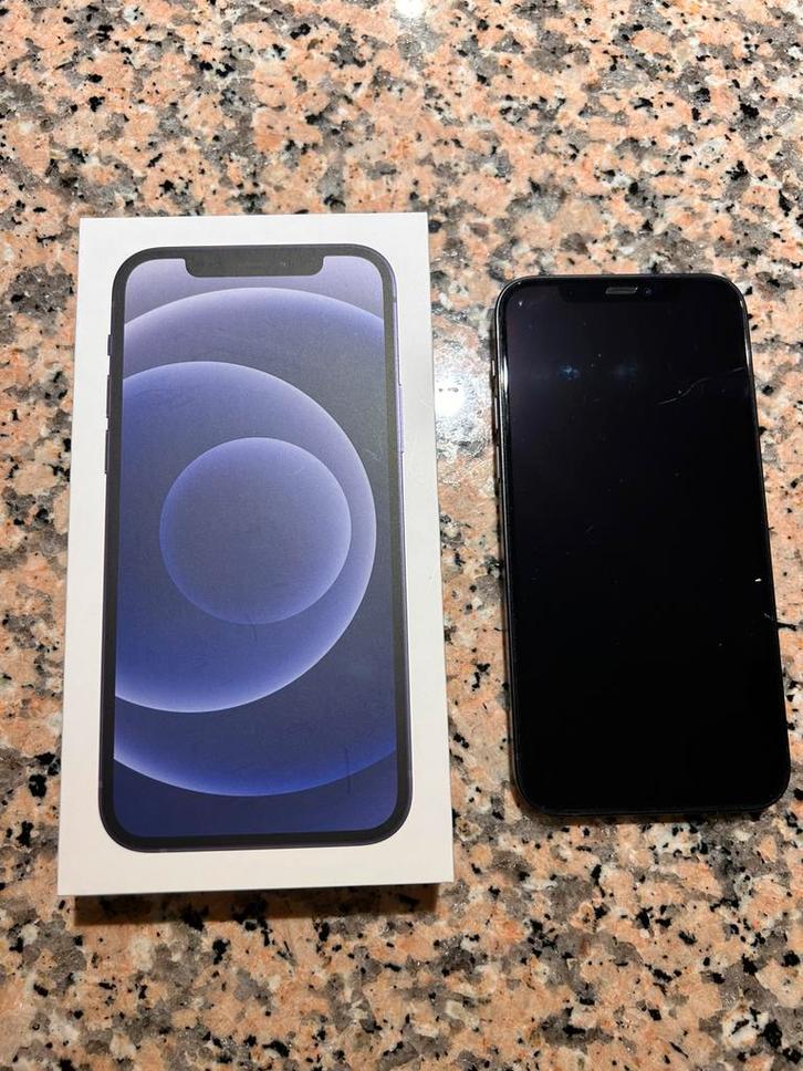 Apple iPhone 12, Telecommunicatie, Mobiele telefoons | Apple iPhone, 64 GB, iPhone 12, Zwart, Ophalen