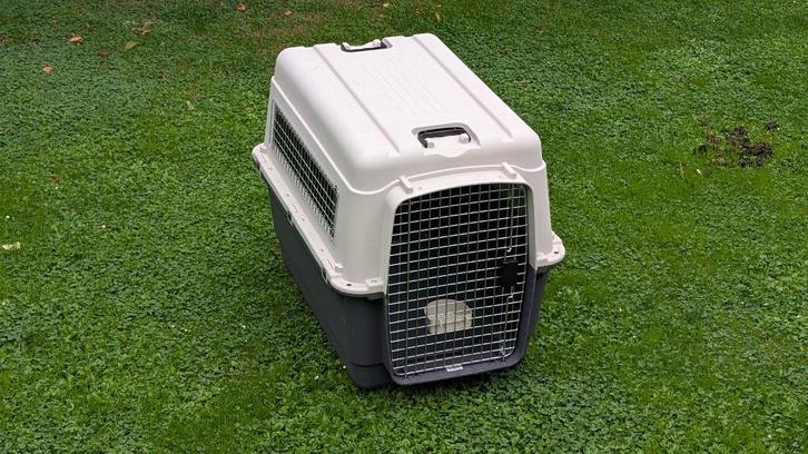 Transportbox Nomad Grijs Xl 60x90x74cm, Dieren en Toebehoren, Transportboxen, Zo goed als nieuw, Ophalen