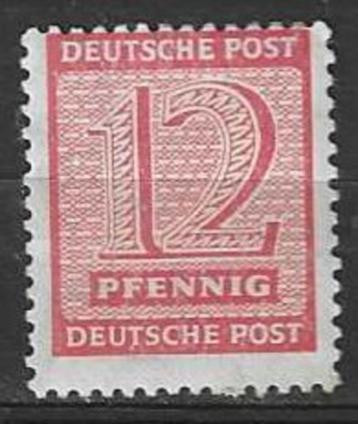 Duitsland West Saxen 1945 - Yvert 13 - 12 Pf.  (PF) beschikbaar voor biedingen