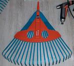 Râteau à feuilles Gardena (réglable - bleu/orange) -Nouveau!, Enlèvement ou Envoi, Neuf, Râteau, Gardena