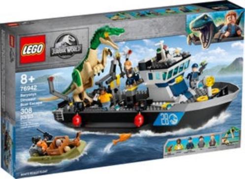 Lego 76942 Baryonyx bootontsnapping, Kinderen en Baby's, Speelgoed | Duplo en Lego, Nieuw, Lego, Complete set, Ophalen of Verzenden