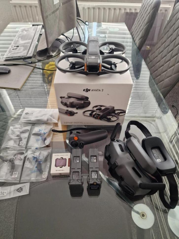 DJI Avata 2 Plus 2 batterijen, Audio, Tv en Foto, Drones, Zo goed als nieuw, Ophalen of Verzenden