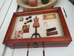 Houten naaidoos, Hobby en Vrije tijd, Naaien en Fournituren, Ophalen of Verzenden