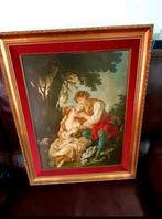 Franois Boucher, Jong koppel,replika,op doek, Mooi !, Antiek en Kunst, Ophalen of Verzenden