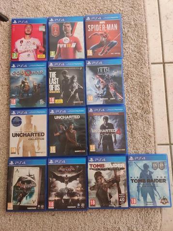 13 verschillende PS4 spellen - God of War - Batman - en meer beschikbaar voor biedingen