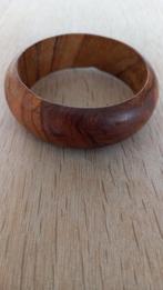 Vintage olijfhouten armband. Nieuwe conditie., Handtassen en Accessoires, Armbanden, Ophalen of Verzenden, Zo goed als nieuw, Hout