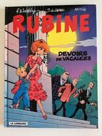 BD Rubine Devoirs de vacances, Gelezen, Walthery, Eén stripboek, Ophalen of Verzenden