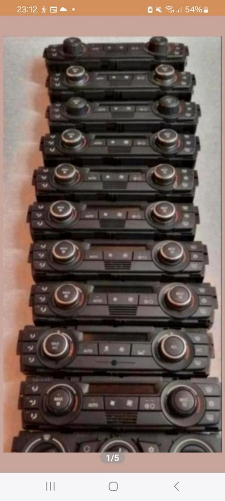 BEDIENING AUTOMATISCHE AIRCO BMW E90 E91 E92 E93 E81 E82 E84, Auto-onderdelen, Airco en Verwarming, BMW, Gebruikt, Ophalen of Verzenden