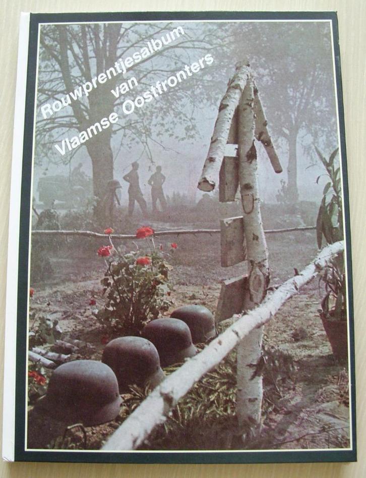 Rouwprentjesalbum v Vlaamse oostfronters, Boeken, Oorlog en Militair, Zo goed als nieuw, Landmacht, Tweede Wereldoorlog, Ophalen of Verzenden