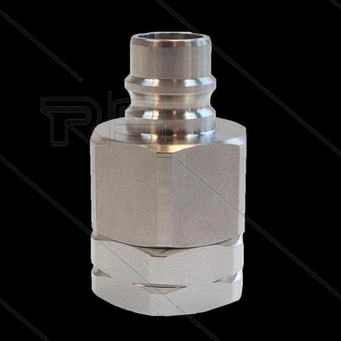 RVS Snap-Tite Nippel Met Klep 276 Bar, Auto diversen, Overige Auto diversen, Verzenden