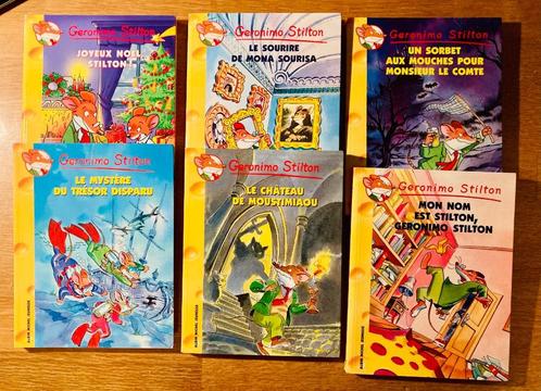 6 livres GERONIMO STILTON pour lecteurs debutants, Boeken, Kinderboeken | Jeugd | onder 10 jaar, Zo goed als nieuw, Fictie algemeen