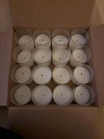 Gebruikte witte horecakaarsen (24u branduren), Huis en Inrichting, Ophalen, Overige materialen, Gebruikt, Wit