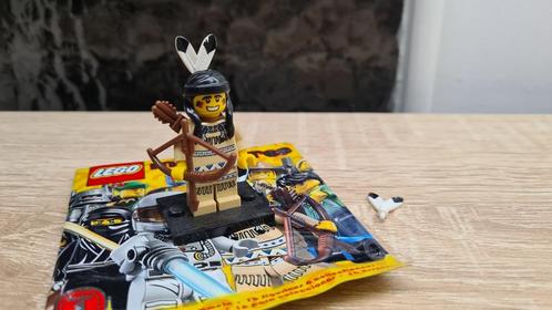 Lego 8683 minfigure series 1 Tribal Hunter, Kinderen en Baby's, Speelgoed | Duplo en Lego, Gebruikt, Lego, Complete set, Ophalen of Verzenden