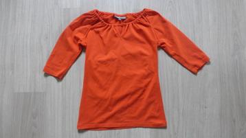Oranje shirt XS JBC 3/4 mouw beschikbaar voor biedingen