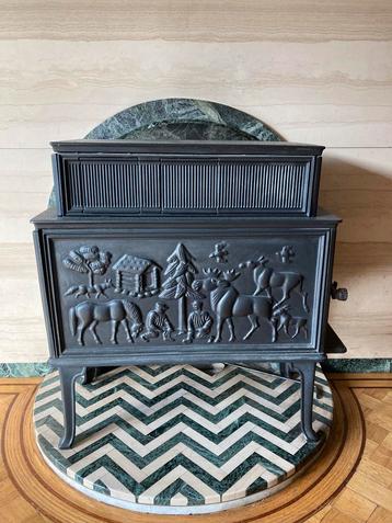 Jotul vintage haard. Houtstoof. Prima staat, Enlèvement, Comme neuf, Cheminée au bois