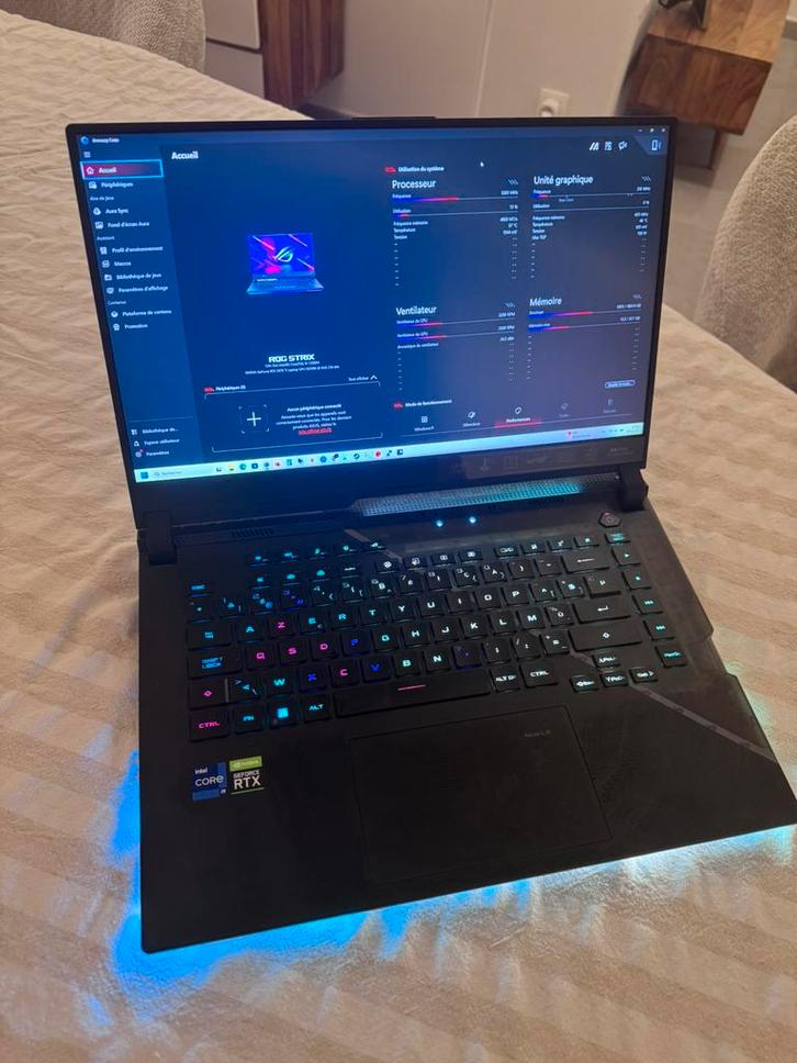 Asus ROG Strix Scar 15 - i9 12900H en RTX 3070 Ti, Computers en Software, Windows Laptops, Zo goed als nieuw, SSD, Azerty, Ophalen of Verzenden