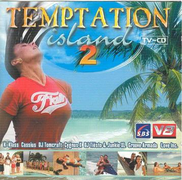 CD * TEMPTATION ISLAND - Vol. 2 - 70 MINUTES PARTY MIX, Enlèvement ou Envoi, Comme neuf, Techno ou Trance