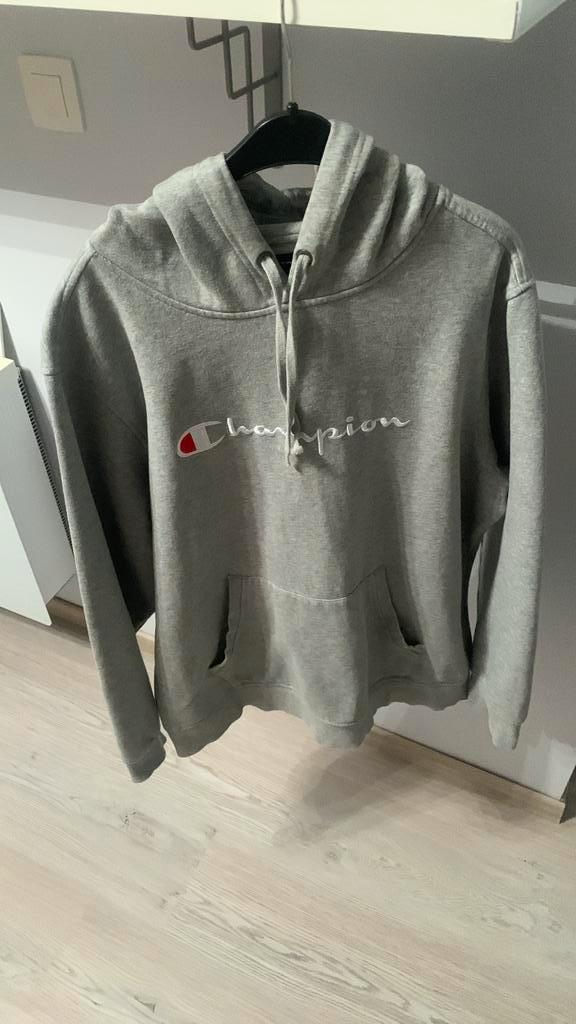 Champion Hoodie – Grijs – XXL (valt kleiner), Kleding | Heren, Truien en Vesten, Grijs, Ophalen
