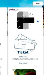 Plopsaland de panne, Tickets en Kaartjes