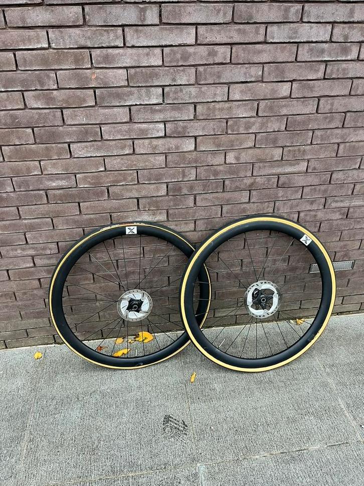 Carbon tube wielen, Fietsen en Brommers, Fietsonderdelen, Gebruikt, Algemeen, Ophalen