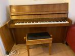 Piano droit Schimmel 112-5E + Banquette, Muziek en Instrumenten, Piano's, Ophalen, Gebruikt, Bruin, Piano