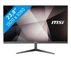 MSI PRO 24X 10M All-in-one computer + extra scherm 24" HP, Computers en Software, Ophalen, Msi, 2 tot 3 Ghz, 512 GB