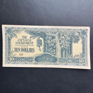Malaysia - JAPAN OCC - 10 $ 1942 - P M7 - XF+ - 1031 beschikbaar voor biedingen