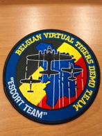 Belgian Virtual Tigers Demo Team-patch, Verzamelen, Luchtvaart en Vliegtuigspotten, Ophalen of Verzenden, Zo goed als nieuw
