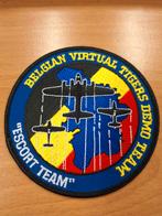 Belgian Virtual Tigers Demo Team-patch, Collections, Aviation, Comme neuf, Enlèvement ou Envoi