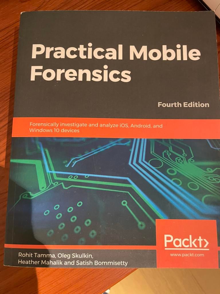 Criminalistique mobile pratique, Enlèvement, Comme neuf