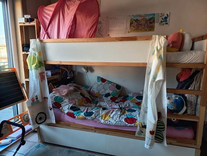 IKEA Kura hoogslaper + accessoires te koop, Kinderen en Baby's, Kinderkamer | Stapelbedden en Hoogslapers, Hoogslaper, Ophalen