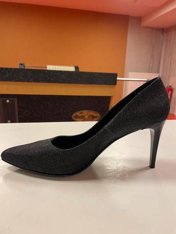 Escarpins noirs élégant à talons aiguilles - Giulia Piel beschikbaar voor biedingen