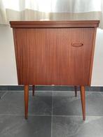 Vintage Singer naaimachine in kast met toebehoren, Ophalen
