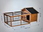 Nieuw konijnenhok met ren in doos, Dieren en Toebehoren, Knaagdieren en Konijnen | Hokken en Kooien, Ophalen, Ren