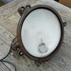 Lampe murale industrielle française massive SAMMODE 1960, Maison & Meubles, Enlèvement ou Envoi, Comme neuf, Verre