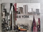 Canvas New York (USA), Huis en Inrichting, Woonaccessoires | Wanddecoraties, Zo goed als nieuw, Ophalen